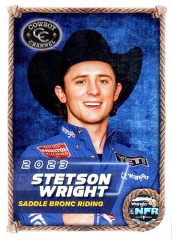 2023 Cowboy Channel National Finals Rodeo #NNO Stetson Wright Front